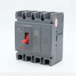 4 Pole MCCB Circuit Breaker Gray